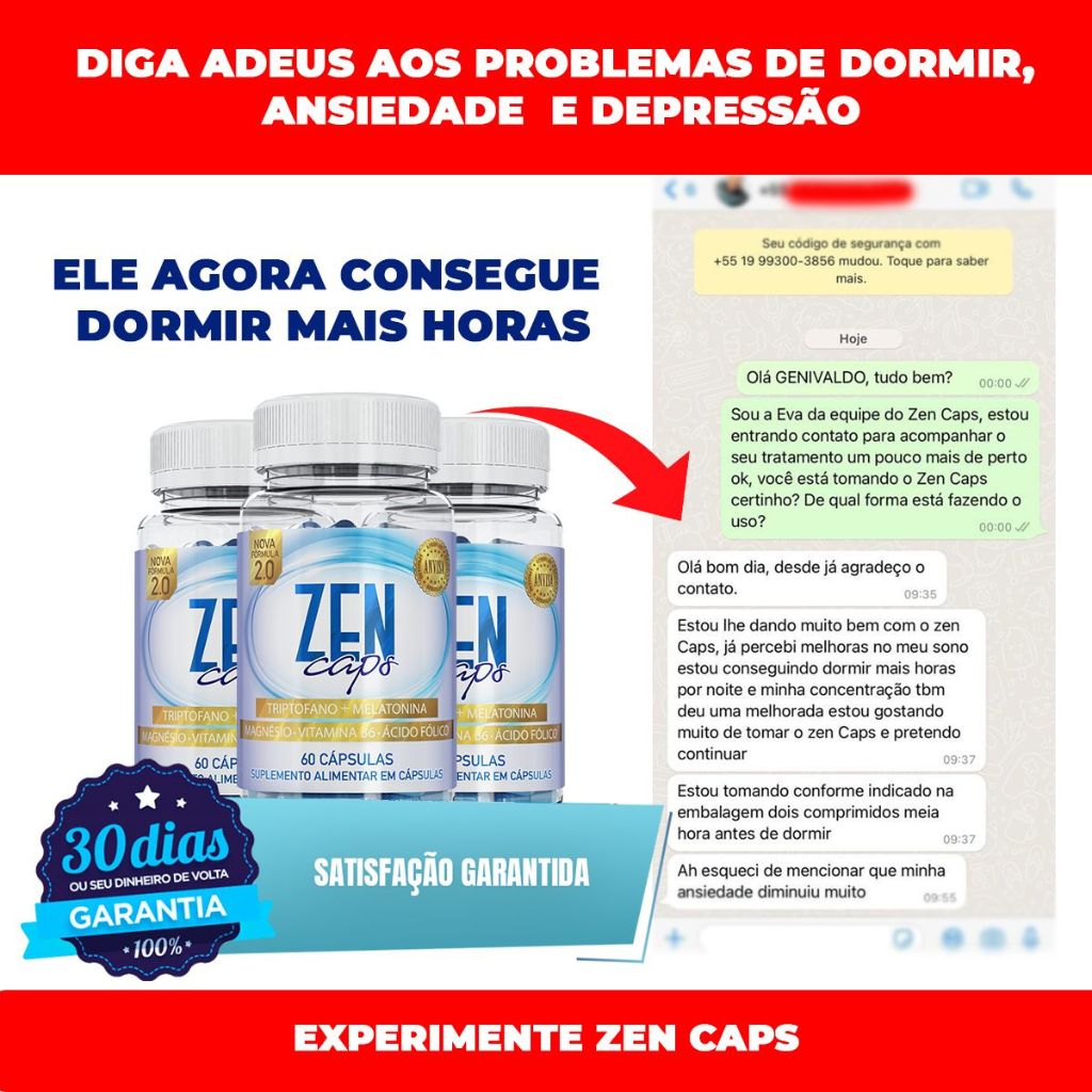 Liberte-se da Depressão, Ansiedade e Insônia em Aracatu -BA com ZEN CAPS!