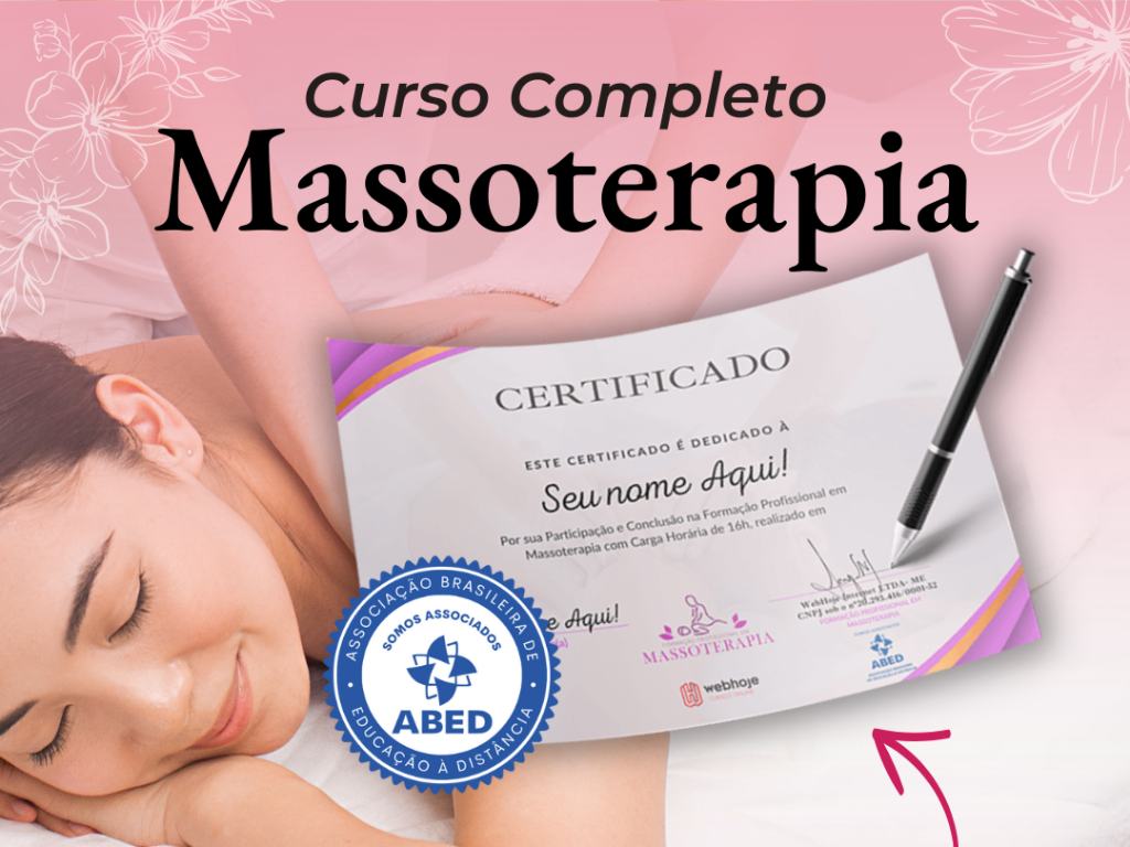 Torne-se expert em Massoterapia - Curso de Massoterapia Online  - Vídeo Aulas Detalhadas.